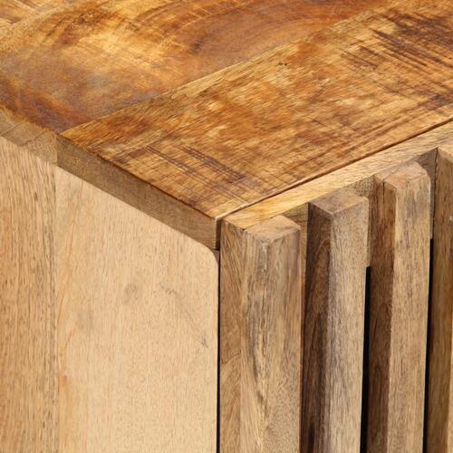 Sengebord 40x33x46 cm massivt ru mangotræ