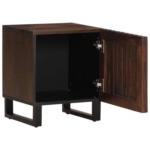 Sengeborde 2 stk. 40x34x46 cm massivt mangotræ