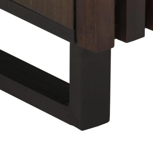 Sengeborde 2 stk. 40x34x46 cm massivt mangotræ