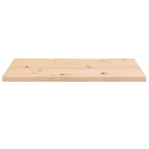 Bordplade 80x40x2,5 cm rektangulær massivt fyrretræ