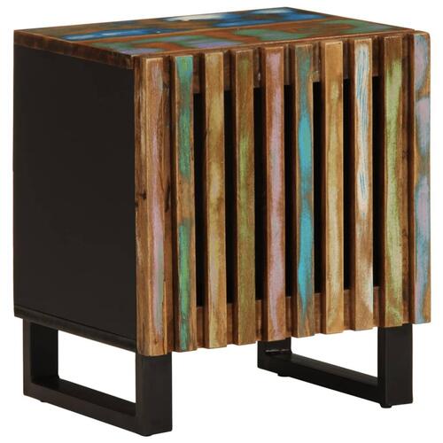 Sengeborde 2 stk. 40x33x46 cm massivt genbrugstræ