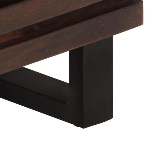 Sengeborde 2 stk. 40x34x46 cm massivt mangotræ