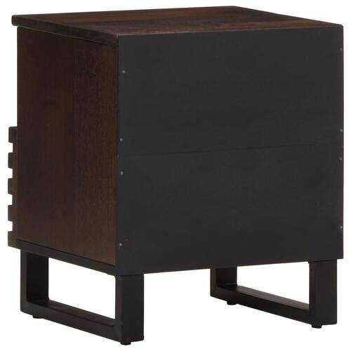 Sengeborde 2 stk. 40x34x46 cm massivt mangotræ