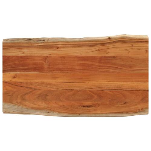 Bordplade 120x60x2,5 cm rektangulær massivt akacietræ