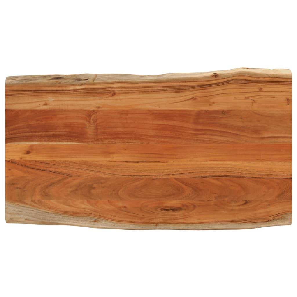 Bordplade 120x60x2,5 cm rektangulær massivt akacietræ