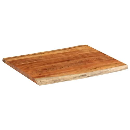 Bordplade 110x80x3,8 cm rektangulær massivt akacietræ