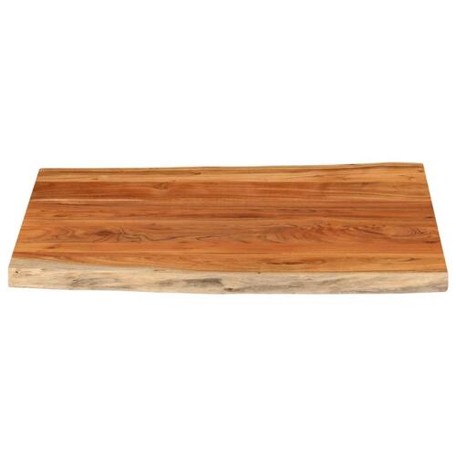 Bordplade 110x80x3,8 cm rektangulær massivt akacietræ