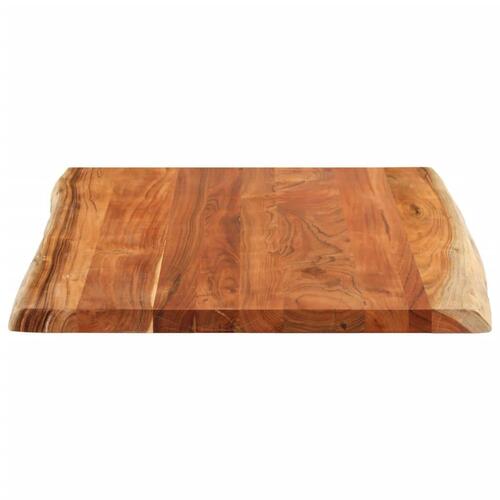 Bordplade 110x80x3,8 cm rektangulær massivt akacietræ