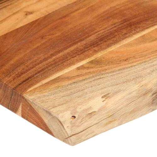 Bordplade 110x80x3,8 cm rektangulær massivt akacietræ