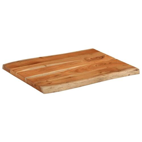 Bordplade 90x60x3,8 cm rektangulær massivt akacietræ
