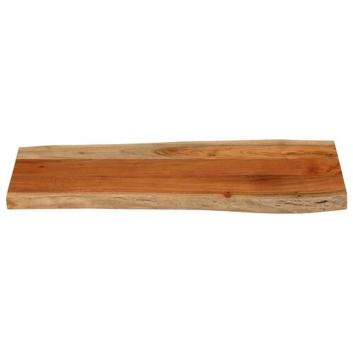 Bordplade 80x40x3,8 cm rektangulær massivt akacietræ