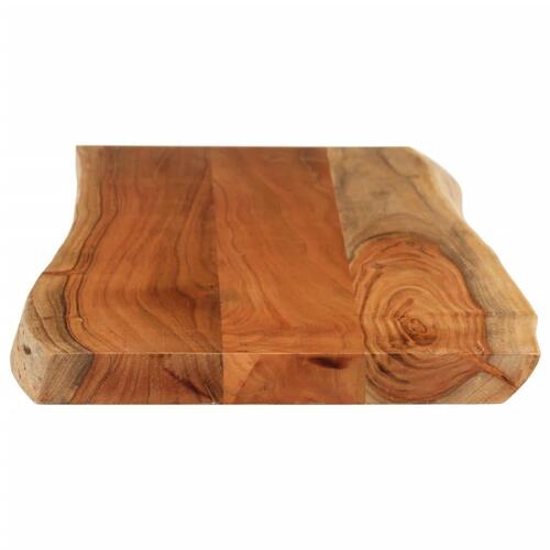 Bordplade 80x40x3,8 cm rektangulær massivt akacietræ