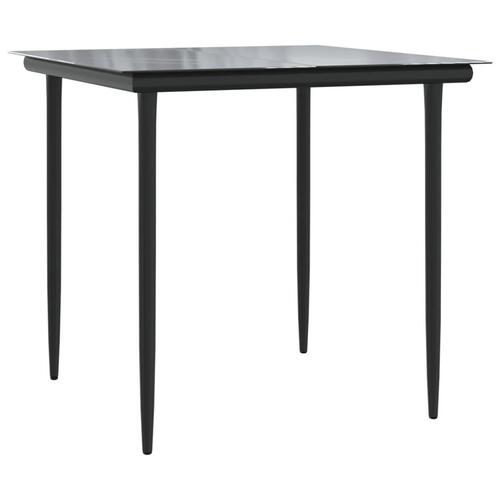 Spisebordssæt til haven 3 dele med hynder polyrattan beige