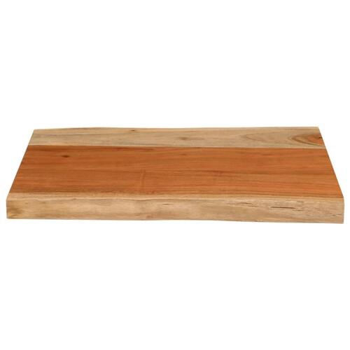 Bordplade 50x40x3,8 cm rektangulær massivt akacietræ
