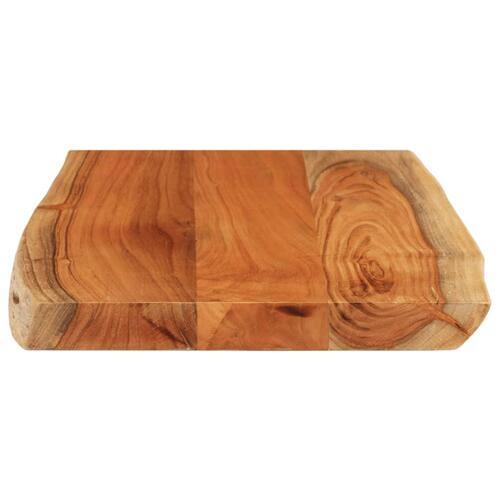 Bordplade 50x40x3,8 cm rektangulær massivt akacietræ