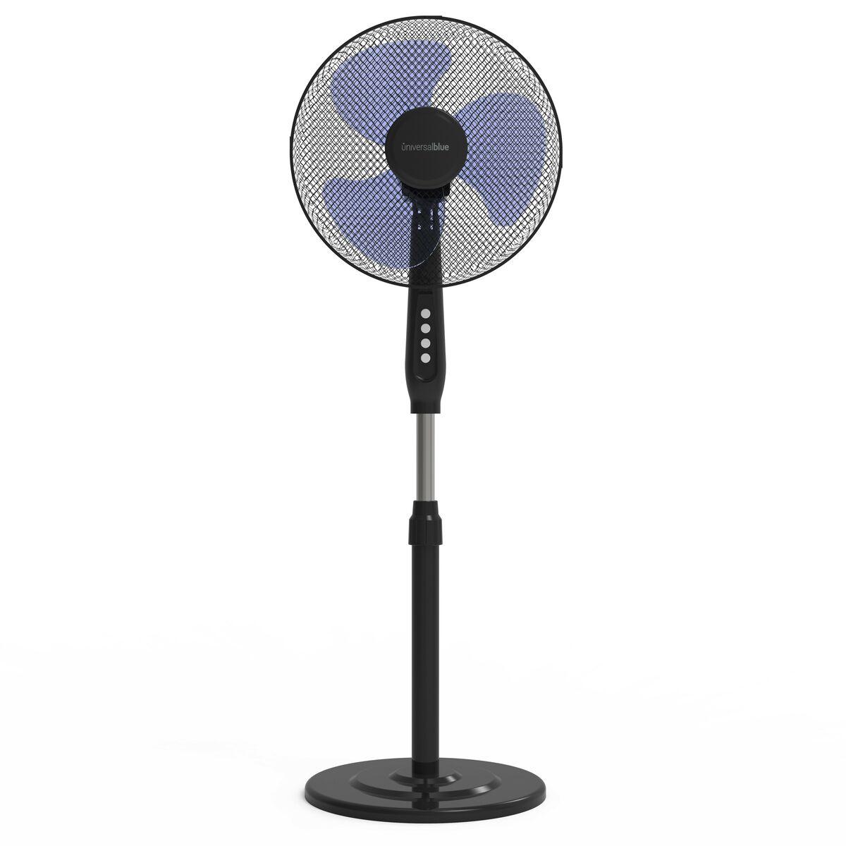 Fritstående ventilator Universal Blue ZERMATT 7045B Sort 45 W