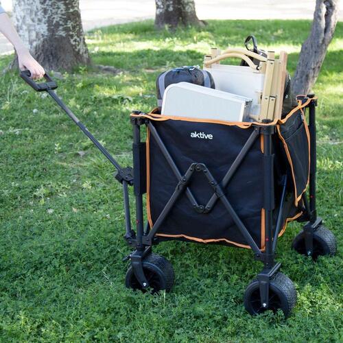 Multifunktionel vogn Aktive Polyester PVC Stål 52 x 105 x 52 cm