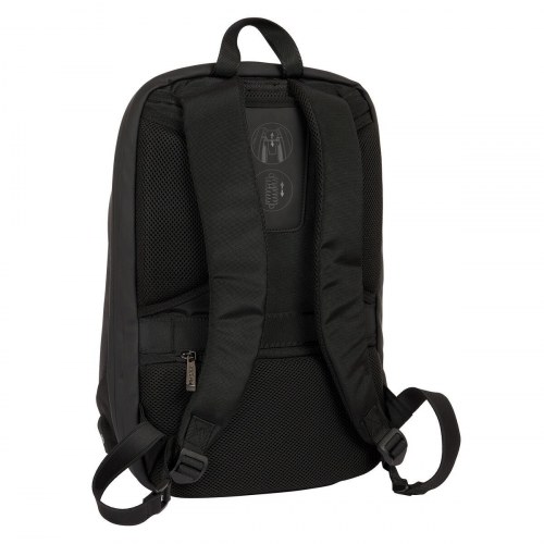 Safta Black skoletaske - sort rygsæk 30 × 44 × 16 cm
