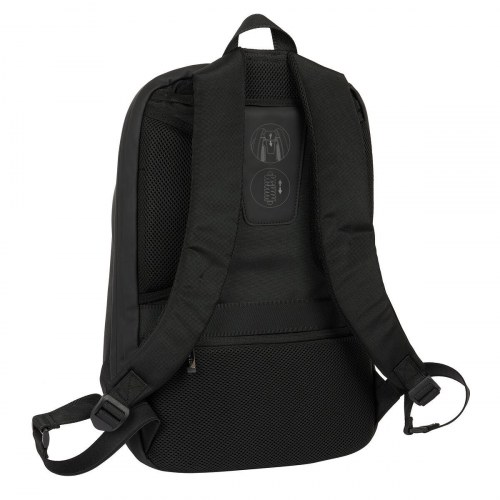 Safta Black skoletaske - sort rygsæk 30 × 44 × 16 cm