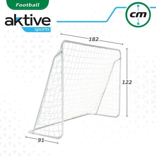 Fodboldmål Aktive 182 x 91 x 122 cm