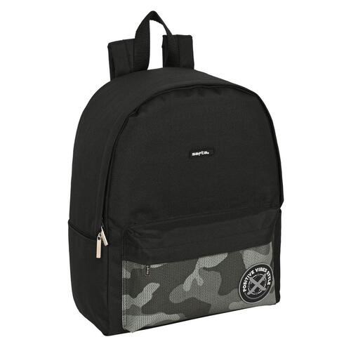 Laptop rygsæk Safta safta Sort 31 x 40 x 16 cm