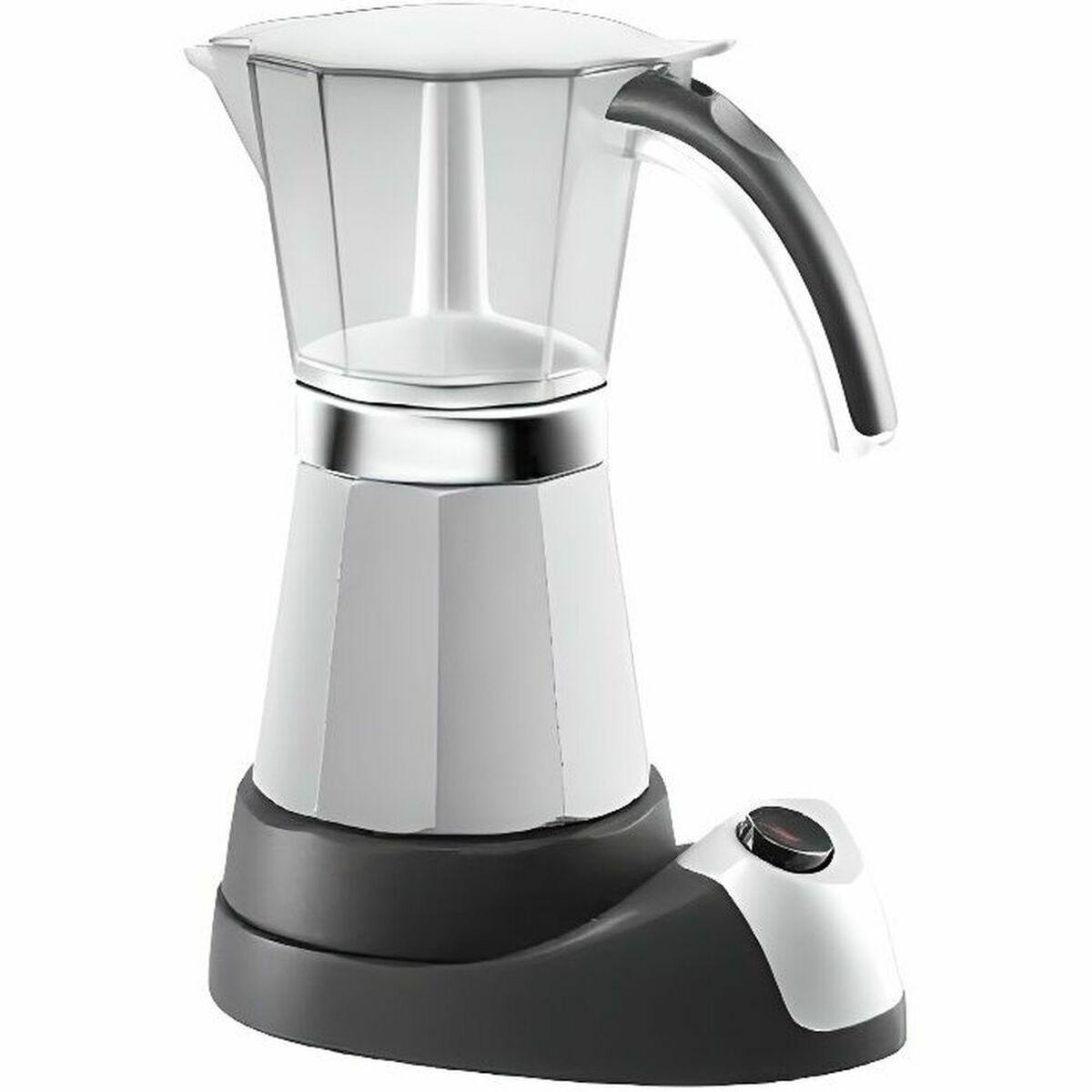 DeLonghi EMKM6B Alicia Plus - elektrisk italiensk kaffekande, hvid