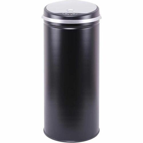 Skraldespand Kitchen Move Sort Rustfrit stål Plastik