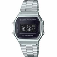 Herreur Casio Sort Sølvfarvet (Ø 36 mm)