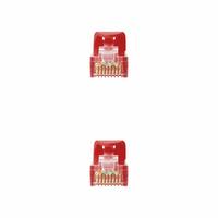 CAT 6a UTP kabel NANOCABLE 10.20.1800-R Rød Grå 5 m