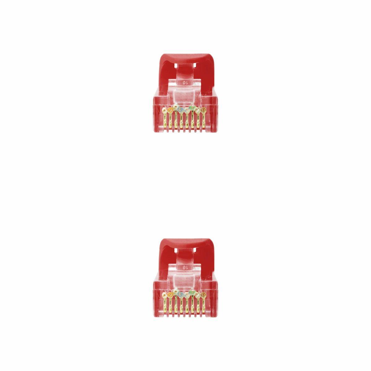 CAT 6a UTP kabel NANOCABLE 10.20.1800-R Rød Grå 5 m