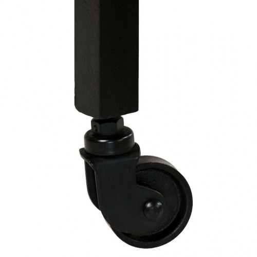 Spisebord i massivt mangotræ og stål 120 x 60 x 76 cm