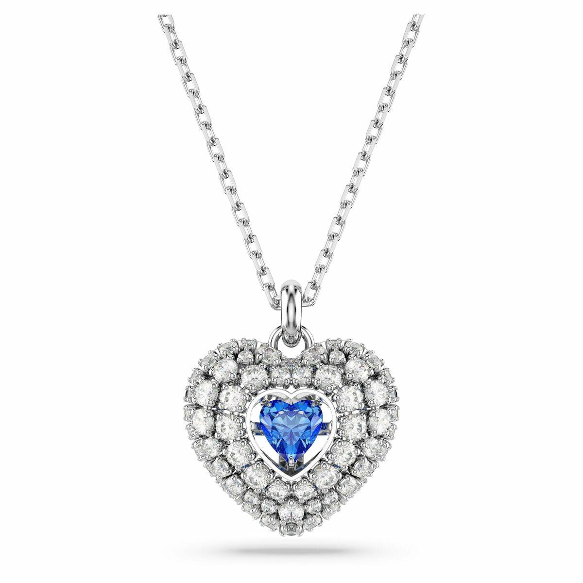 Swarovski vedhæng til kvinder - sølvfarvet med blå detalje (5680403)