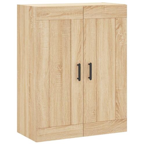 Vægskab 69,5x34x90 cm konstrueret træ sonoma-eg