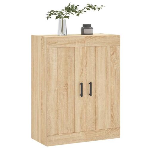 Vægskab 69,5x34x90 cm konstrueret træ sonoma-eg