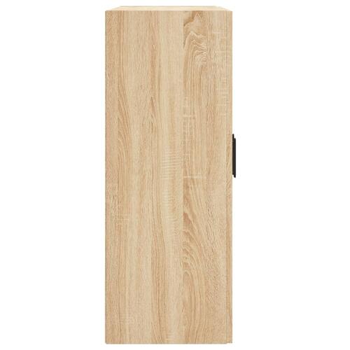 Vægskab 69,5x34x90 cm konstrueret træ sonoma-eg