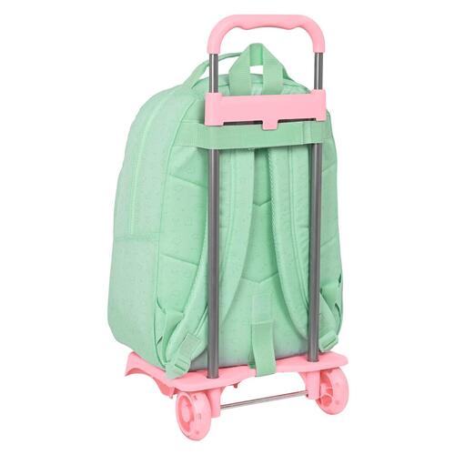 Skolerygsæk med Hjul BlackFit8 Moon Grøn 32 x 42 x 15 cm