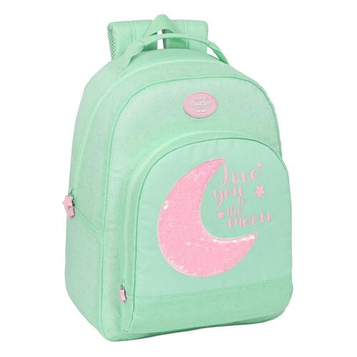 Skoletaske BlackFit8 Moon Grøn 32 x 42 x 15 cm