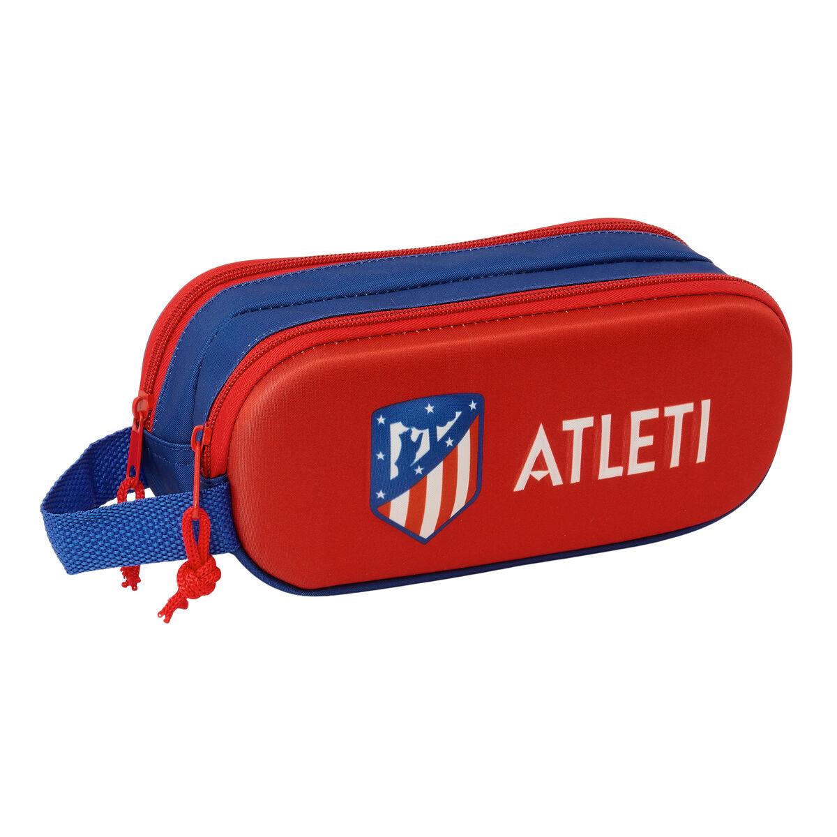Dobbelt penalhus Atlético Madrid - Rød 21 × 8 × 6 cm (3D)