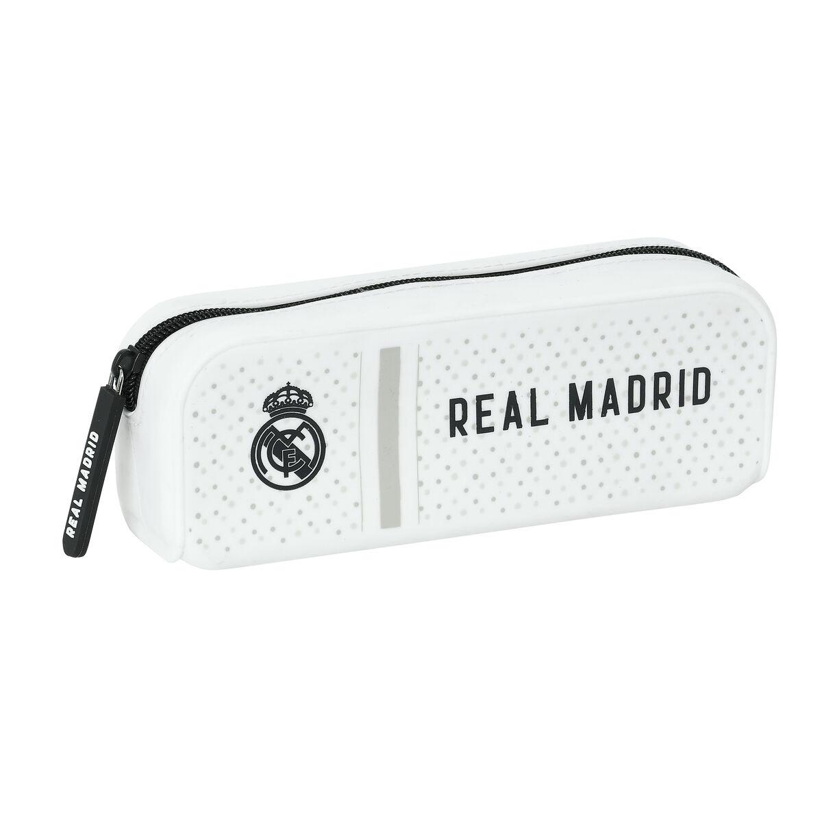 Penalhus Real Madrid C.F. 24/25 Hvid Grå 18.5 x 7.5 x 5.5 cm Firkantet