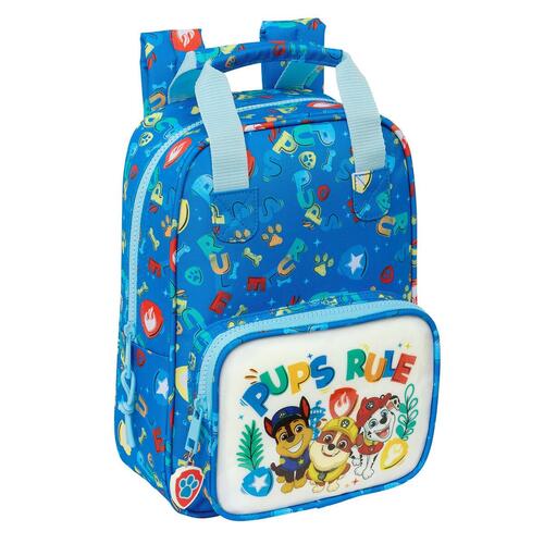 Skoletaske The Paw Patrol Pups rule Blå 20 x 28 x 8 cm