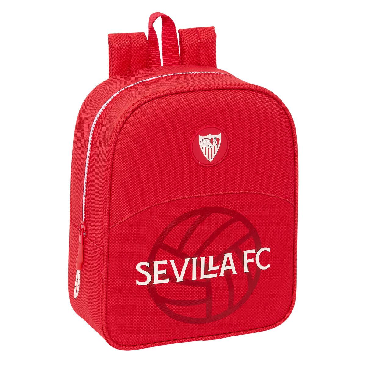 Skoletaske Sevilla Fútbol Club - rød 22 × 27 × 10 cm