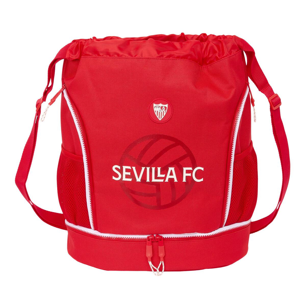 Sevilla Fútbol Club rygsæk med snore - rød 35 × 40 × 1 cm