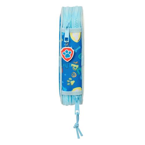 Dobbelt penalhus The Paw Patrol Pups rule Blå 12.5 x 19.5 x 4 cm 28 Dele