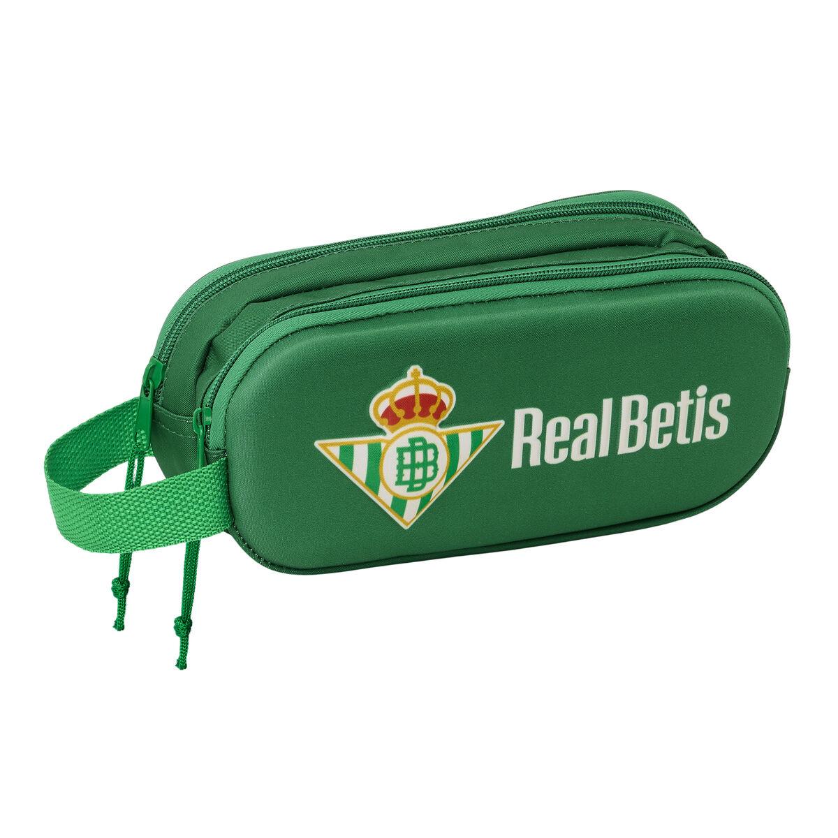 Dobbelt penalhus Real Betis Balompié - Grøn 21 × 8 × 6 cm (3D)