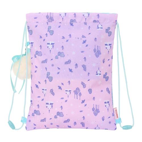 Rygsæk med Snore Frozen Cool days Violet Himmelblå 26 x 34 x 1 cm