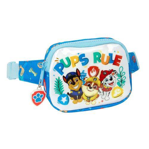 Bæltetaske The Paw Patrol Pups rule Blå 14 x 11 x 4 cm