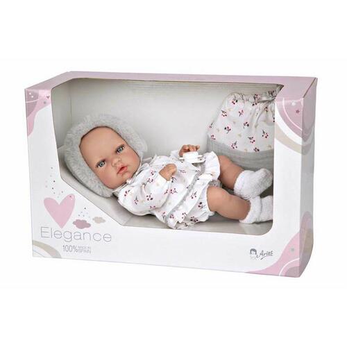 Baby dukke Arias Elegance 30 cm Grå
