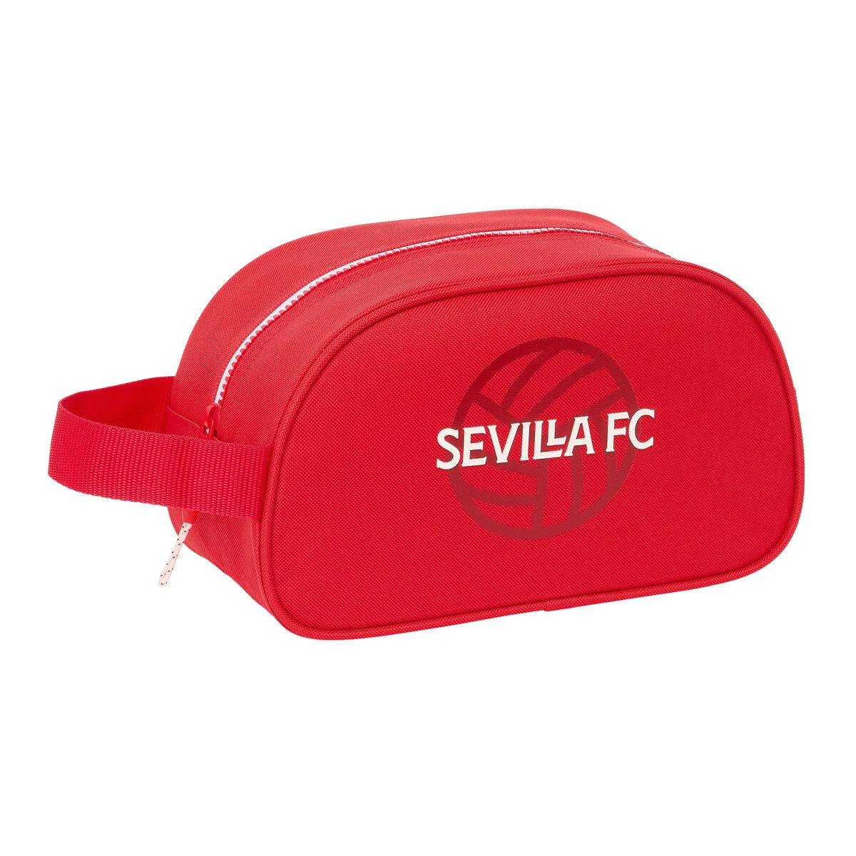 Sevilla Fútbol Club rejsetoilettaske - rød, 26 × 15 × 12 cm billede