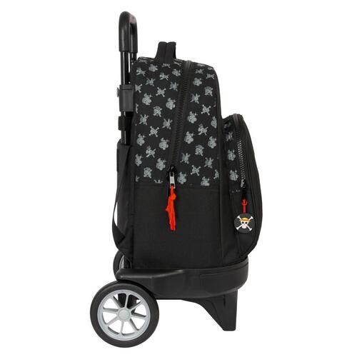 Skolerygsæk med Hjul One Piece Sort 33 x 45 x 22 cm