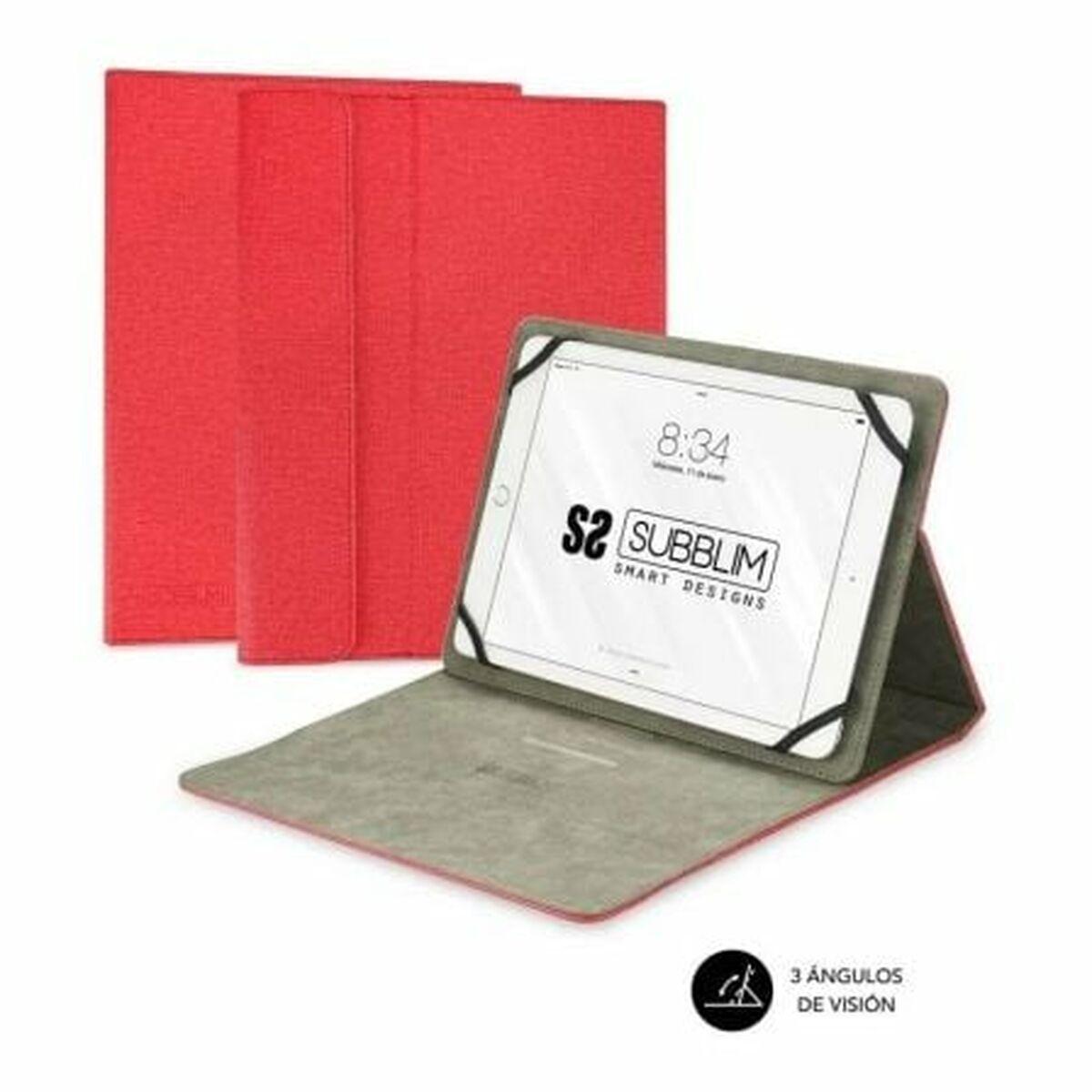 Subblim Tablet cover SUB-CUT-1CT002 - Rød, 10,1'' universal